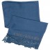 Designer Cotton Plain Women's Stole - Arctic Blue